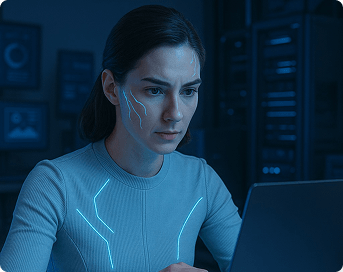 Woman working